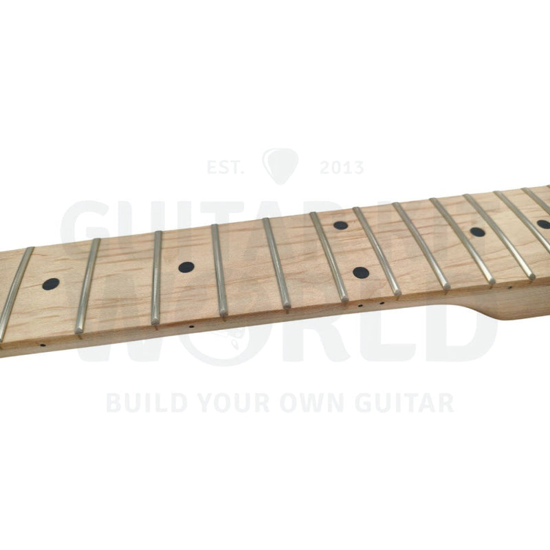 Thin Semi-Hollow Ash Body T-Style Guitar Kit With Spalted Maple Veneer