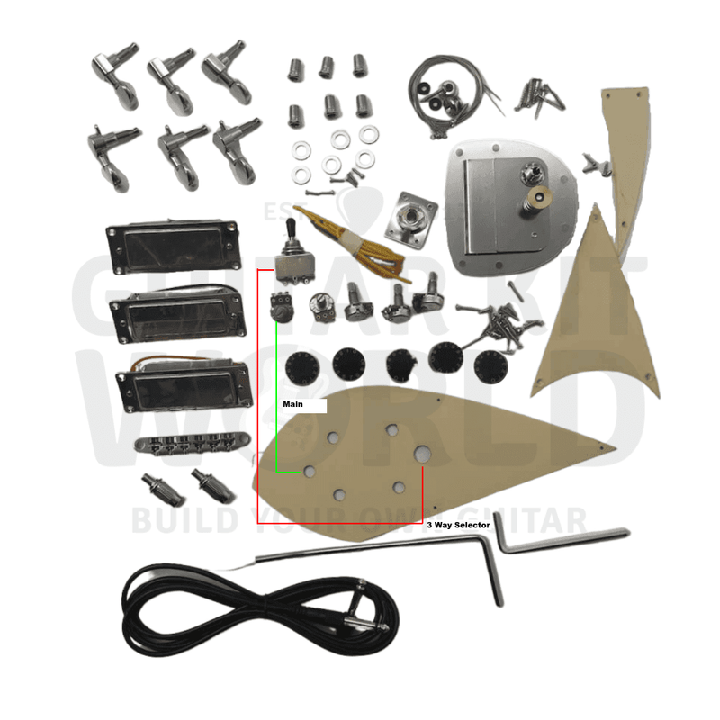 Short-scale R25 Guitar Kit with Rosewood Fretboard