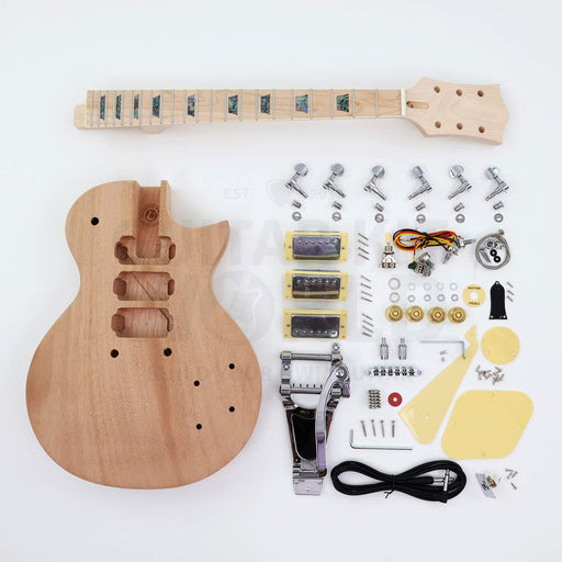 Three humbucker single-cutaway electric guitar kit, complete kit