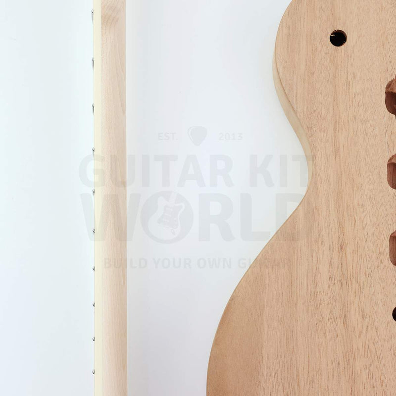 Mahogany body side detail