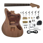 JG-style Guitar Kit with a Mahogany Body & Mahogany Neck - Guitar Kit World