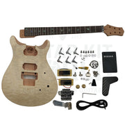 PR Guitar Kit w/ Double-Locking Tremolo, Quilted Maple Veneer - Guitar Kit World