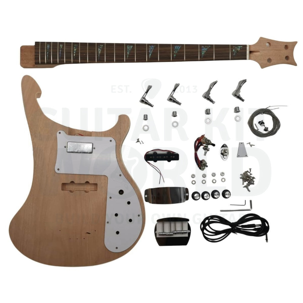 Mahogany R41-Style DIY Bass Kit | GKW — Guitar Kit World