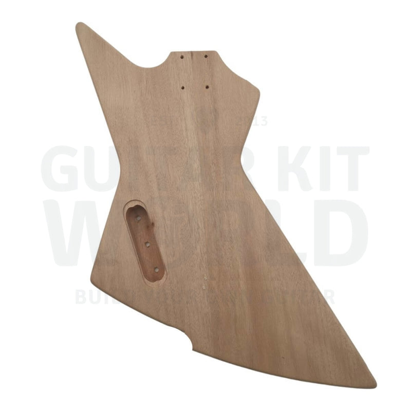 X8 5-string Bass Guitar Kit with Flamed Maple Top Veneer - Guitar Kit World