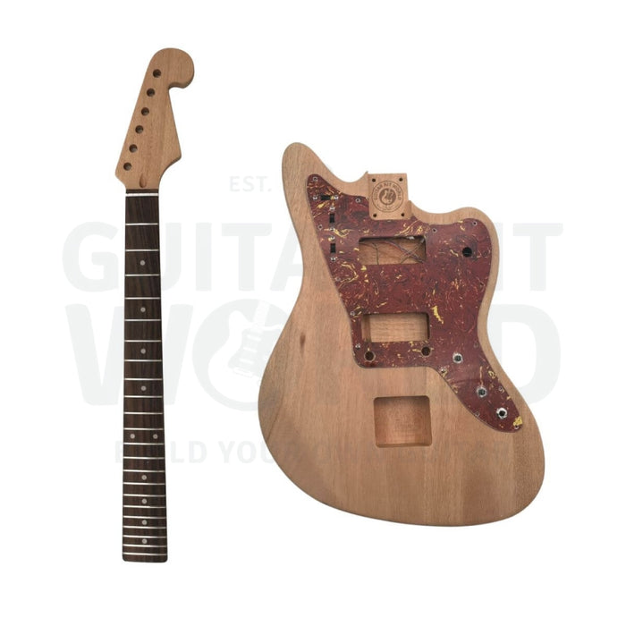 JG-style Guitar Kit with a Mahogany Body & Mahogany Neck - Guitar Kit World