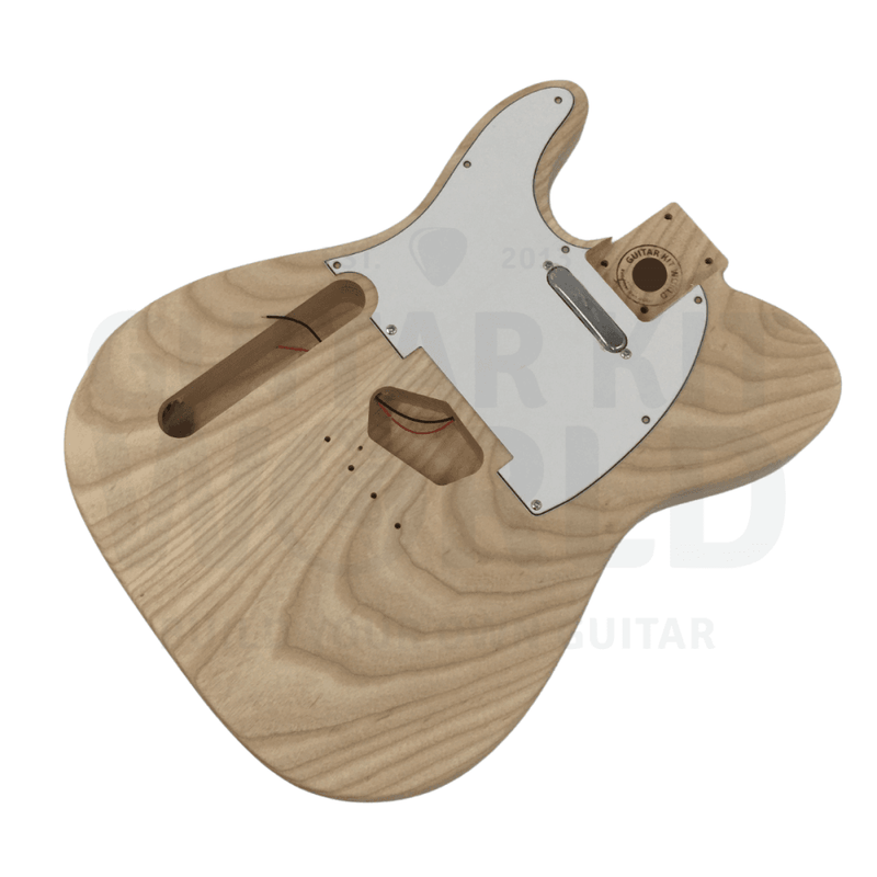 Lefty TE Guitar Kit w/ Ash Body, Ebony Fretboard - Guitar Kit World