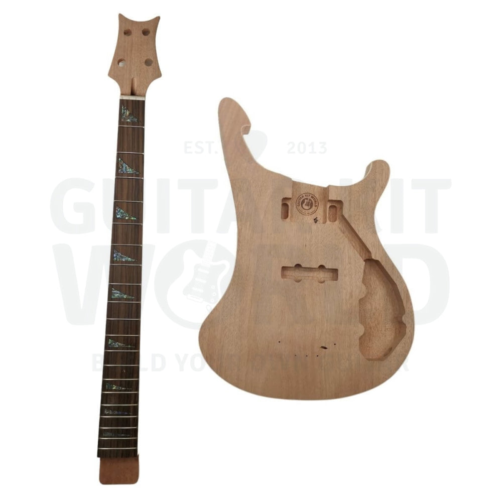 Mahogany R41-Style DIY Bass Kit | GKW — Guitar Kit World