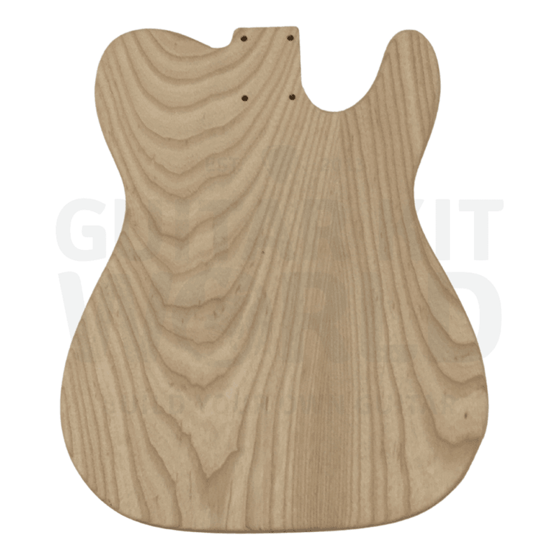 Lefty TE Guitar Kit w/ Ash Body, Ebony Fretboard - Guitar Kit World