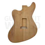 Basswood Body JG-style Guitar Kit with Maple Neck and Rosewood Fretboard - Guitar Kit World