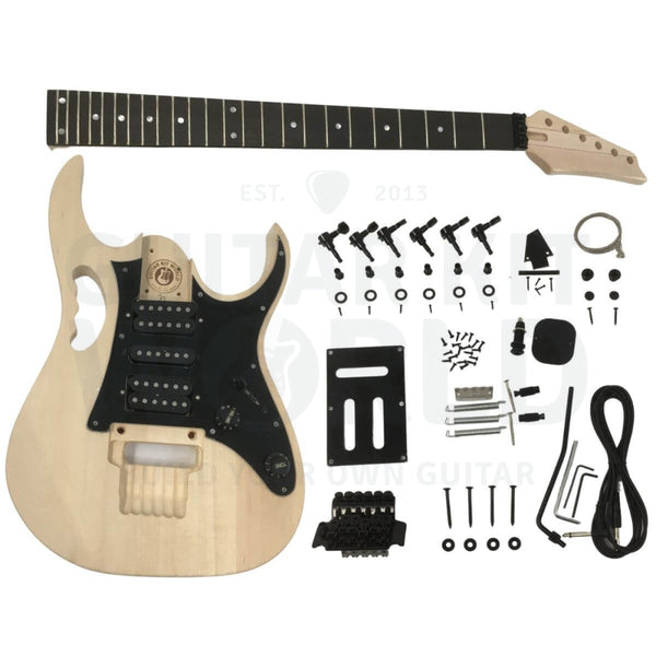 Basswood Superstrat JE-Style DIY Guitar Kit | GKW — Guitar Kit World