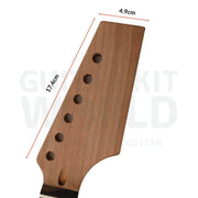 S-style Blank Guitar Kit with Mahogany Neck and Body - Guitar Kit World