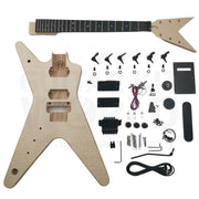 Lefty DB style Ash body Guitar Kit with Ebony Fretboard - Guitar Kit World