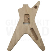 Lefty DB style Ash body Guitar Kit with Ebony Fretboard - Guitar Kit World