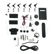 Lefty DB style Ash body Guitar Kit with Ebony Fretboard - Guitar Kit World