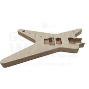 Lefty DB style Ash body Guitar Kit with Ebony Fretboard - Guitar Kit World