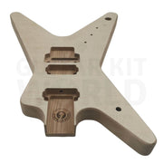 Lefty DB style Ash body Guitar Kit with Ebony Fretboard - Guitar Kit World