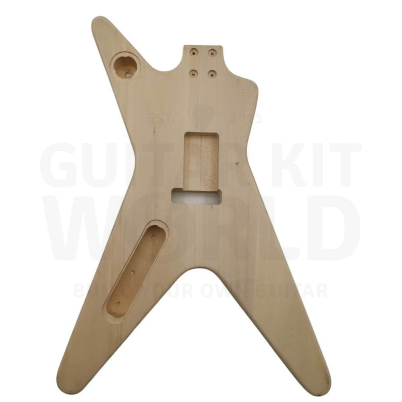 Basswood body DB Guitar Kit with Pau Ferro Fretboard - Guitar Kit World