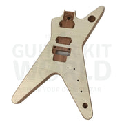 Mahogany body DB-style guitar kit with Ebony Fretboard - Guitar Kit World