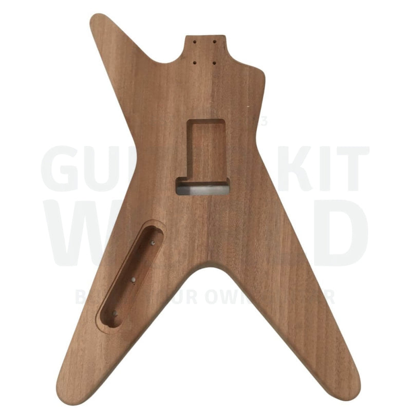 Mahogany body DB-style guitar kit with Ebony Fretboard - Guitar Kit World