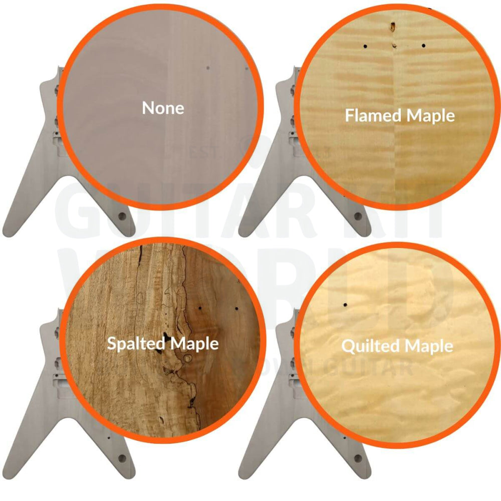 Mahogany Double-Neck DIY Guitar Kit | GKW — Guitar Kit World