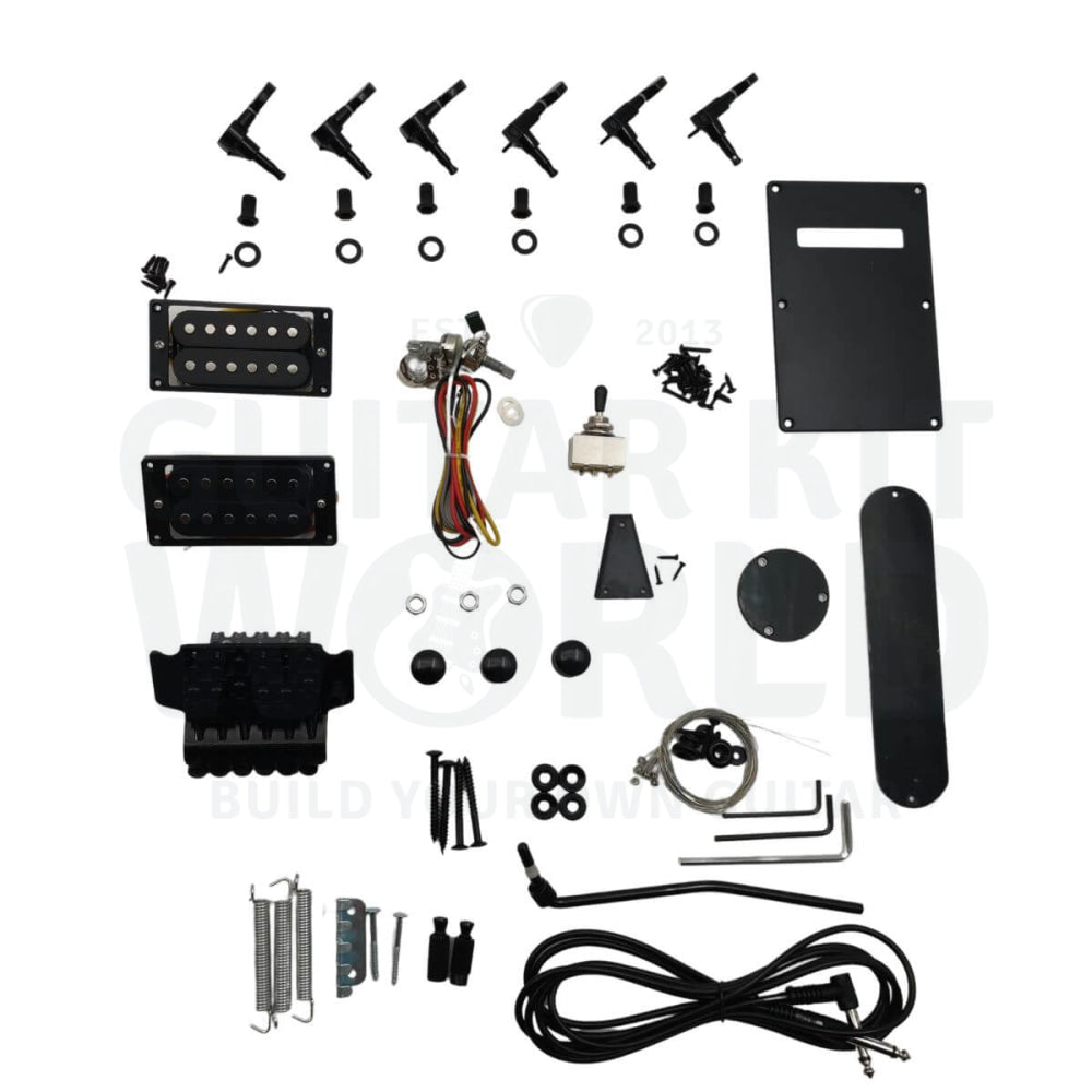Mahogany Double-Neck DIY Guitar Kit | GKW — Guitar Kit World