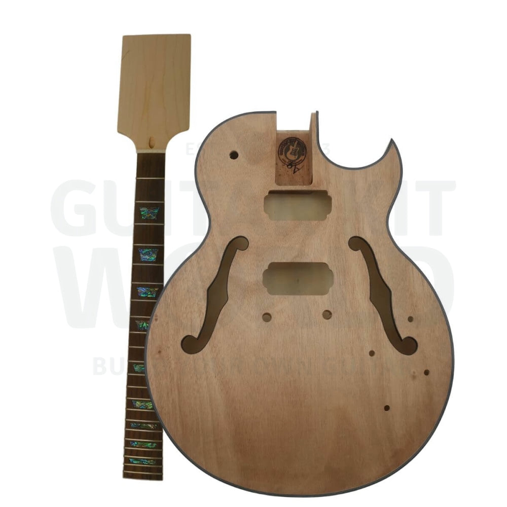 serviet Udgravning velstand Semi-Acoustic Body Guitar Kit with Florentine-style Cutaway | Guitar Kit  World