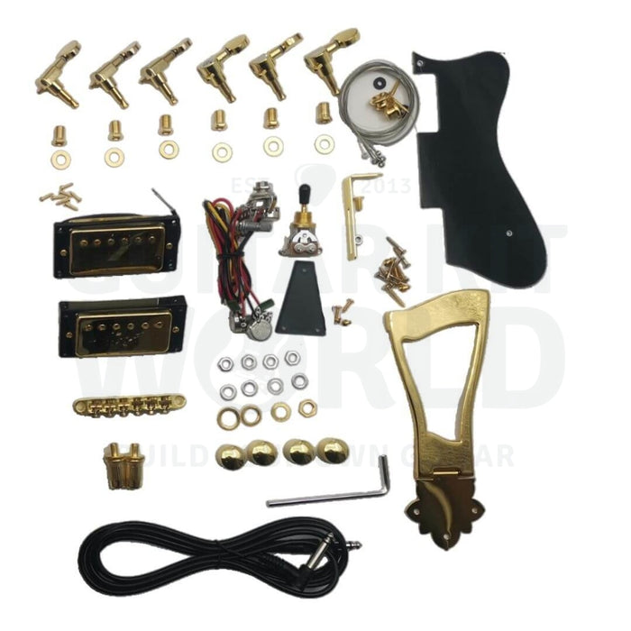 Semi-Acoustic Body Guitar Kit with Florentine-style Cutaway - Guitar Kit World