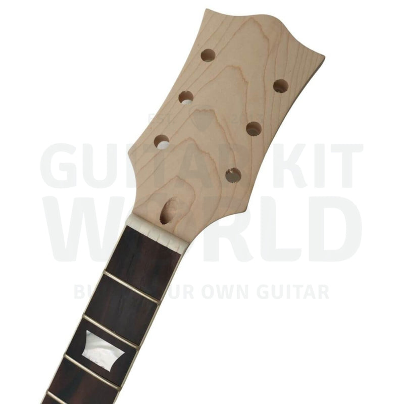 Lefty Archtop Semi Hollow body E335 Guitar Kit with Rosewood Fretboard - Guitar Kit World