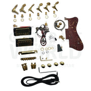 E35 Semi-Acoustic Guitar Kit with Split Parallelogram Ebony Fretboard Inlays - Guitar Kit World