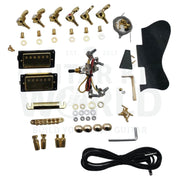 E35 Semi-Acoustic Guitar Kit w/ Flamed Maple Veneer, Ebony Fretboard - Guitar Kit World