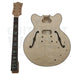 E35 Semi-Hollow Body Guitar Kit w/ Quilted Maple Veneer, Abalone Pearl Inlays - Guitar Kit World