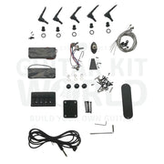 EXP style Bass Kit with Mahogany Body, Maple Fretboard - Guitar Kit World