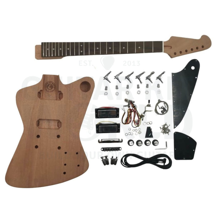 F3 Guitar Kit with Mahogany Body, Rosewood Fretboard, Dot Inlays - Guitar Kit World