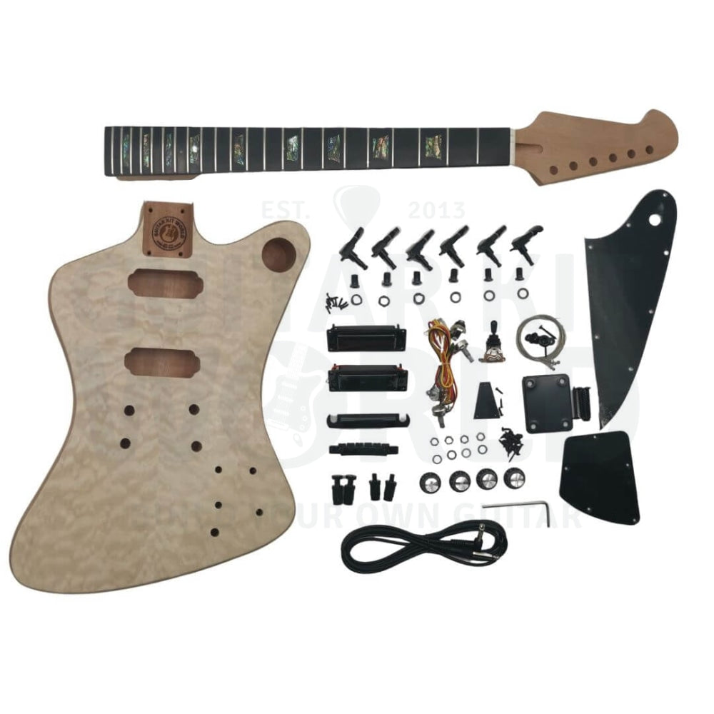 Quilted Maple RB-Style DIY Guitar Kit | GKW — Guitar Kit World