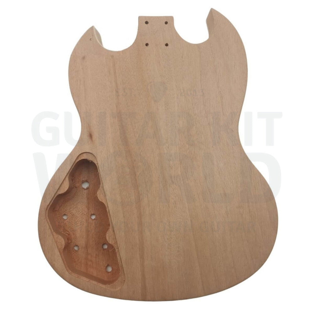 Mahogany 3-Pickup SG-Style DIY Guitar Kit | GKW — Guitar Kit World