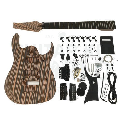 JBM 7 String Guitar Kit with Ebony Fretboard - Guitar Kit World