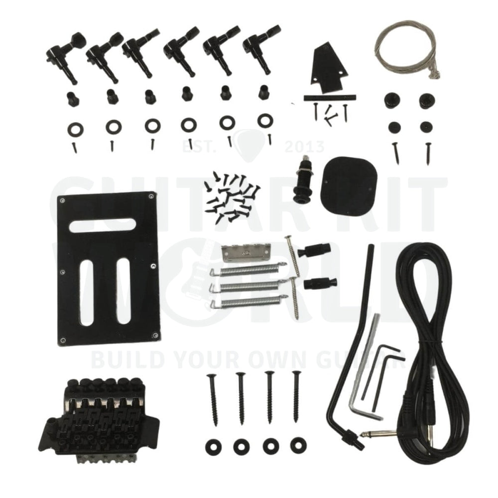 Basswood Superstrat JE-Style DIY Guitar Kit | GKW — Guitar Kit World