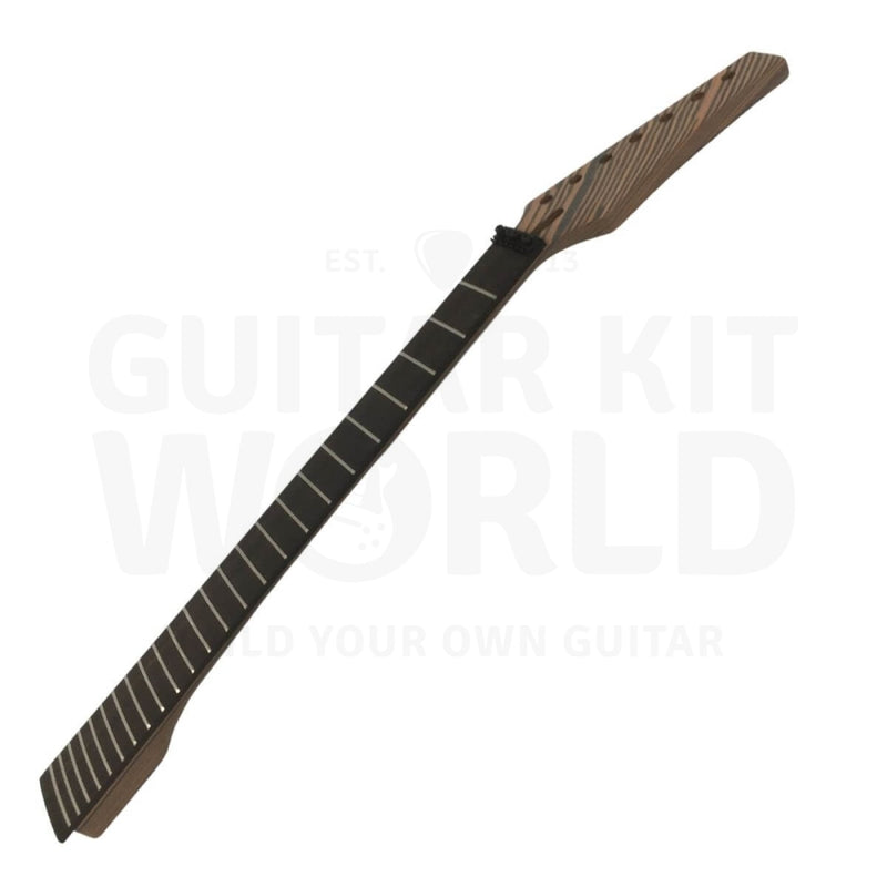 JE-style guitar kit with 7-string Engineered Zebrawood Body - Guitar Kit World