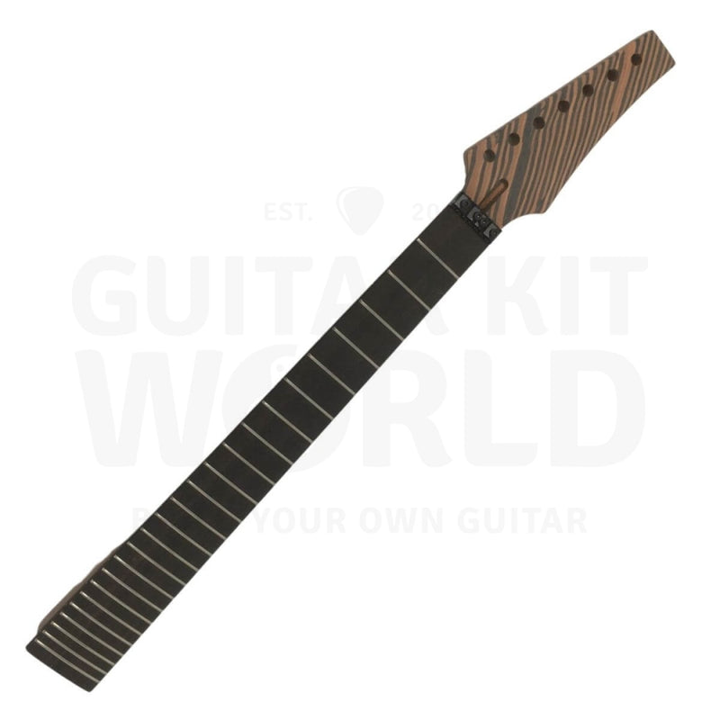 JE-style guitar kit with 7-string Engineered Zebrawood Body - Guitar Kit World