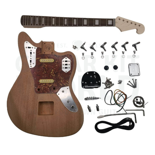 JG-style Mahogany Body Guitar Kit with Maple Neck, Rosewood Fretboard - Guitar Kit World