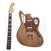 JG-style Mahogany Body Guitar Kit with Maple Neck, Rosewood Fretboard - Guitar Kit World