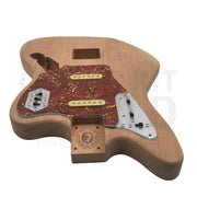 JG-style Mahogany Body Guitar Kit with Maple Neck, Rosewood Fretboard - Guitar Kit World