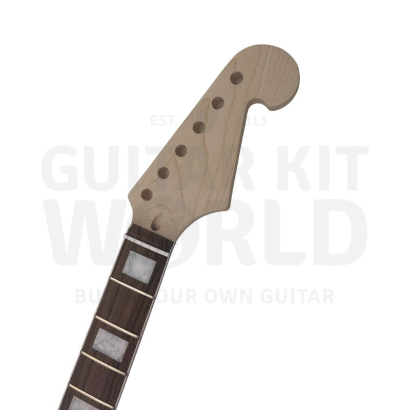 JG-style Mahogany Body Guitar Kit with Maple Neck, Rosewood Fretboard - Guitar Kit World