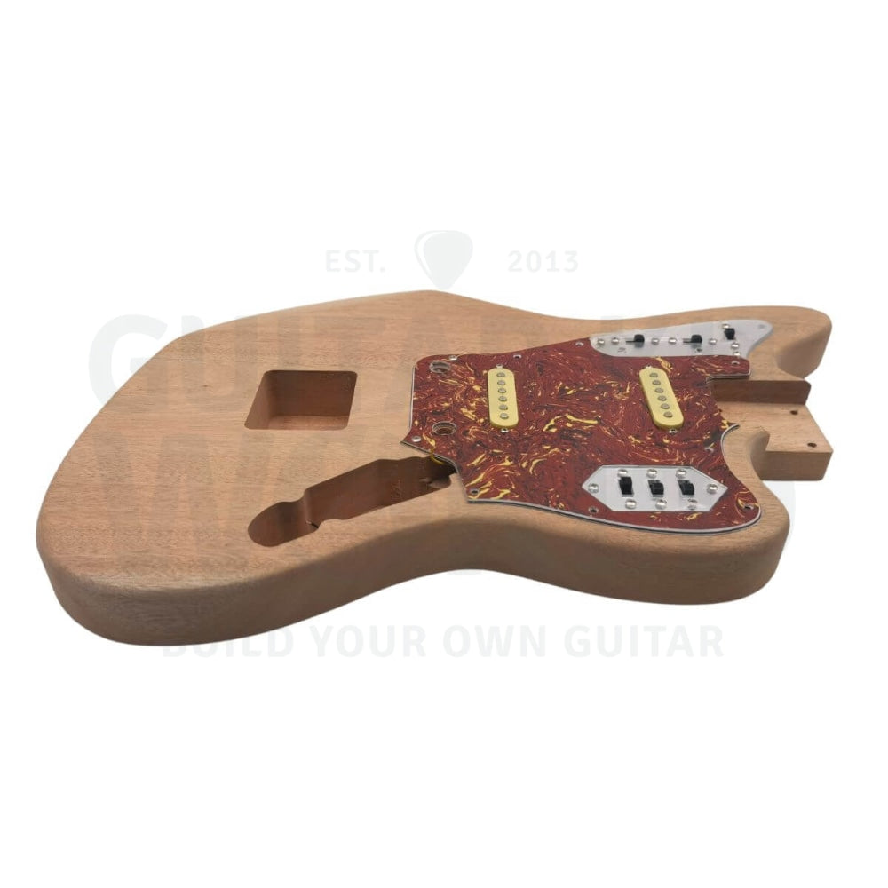 Mahogany Offset JG-Style Rosewood DIY Guitar Kit | GKW — Guitar