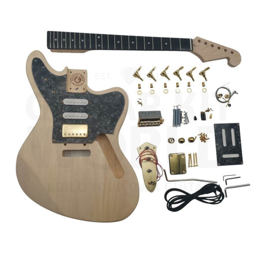 JGS style Guitar Kit with Basswood Body, Maple Neck - Guitar Kit World