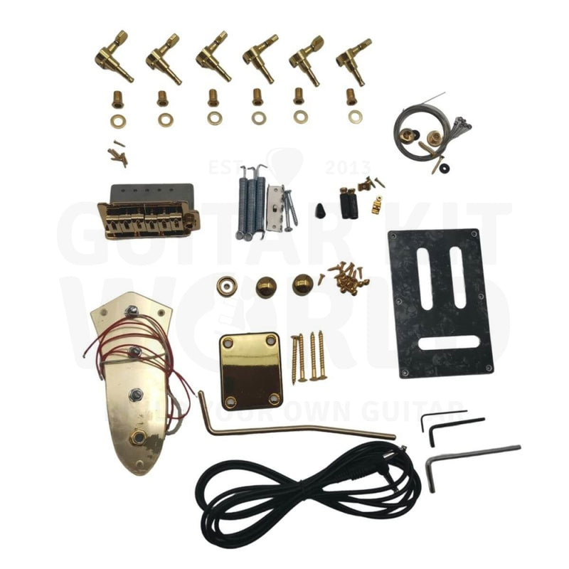 JGS style Guitar Kit with Basswood Body, Maple Neck - Guitar Kit World