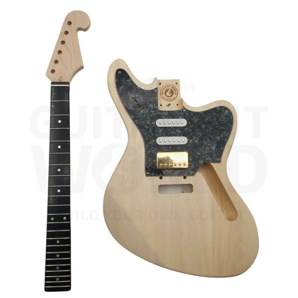 Basswood Short-Scale Offset DIY Guitar Kit | GKW — Guitar Kit World