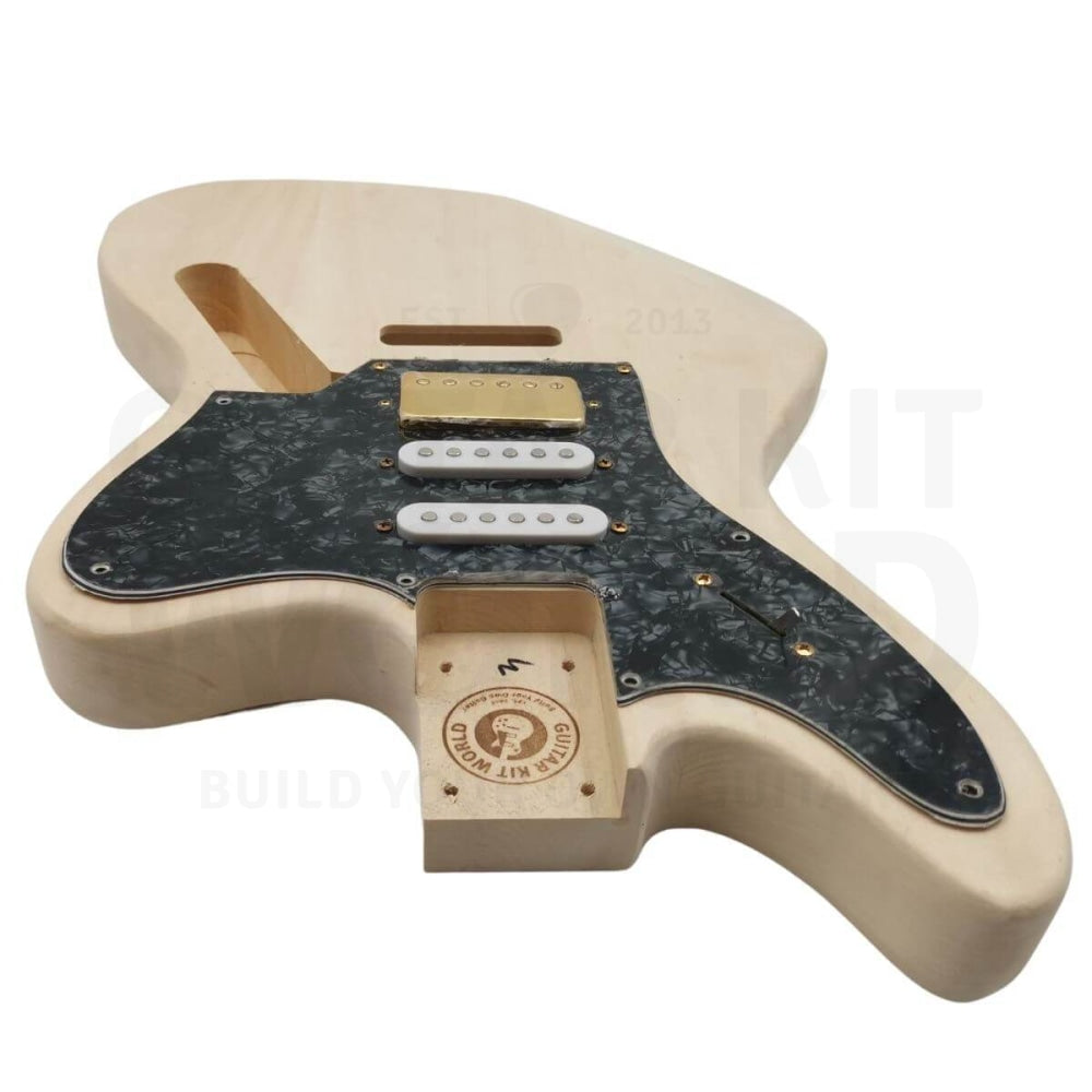 Basswood Short-Scale Offset DIY Guitar Kit | GKW — Guitar Kit World