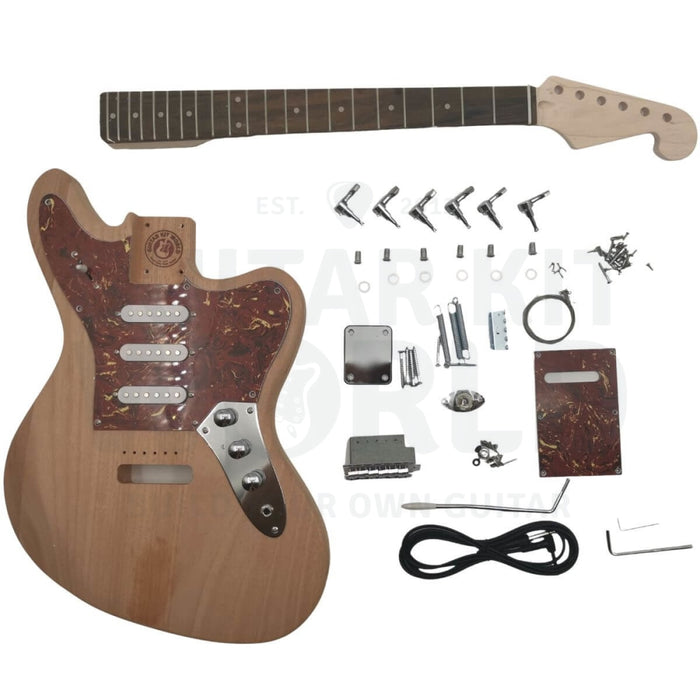 JM Guitar Kit with Mahogany Body, Maple Neck - Guitar Kit World