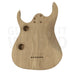 Ash body 7-string JS-style guitar kit with Flamed Maple Veneer - Guitar Kit World